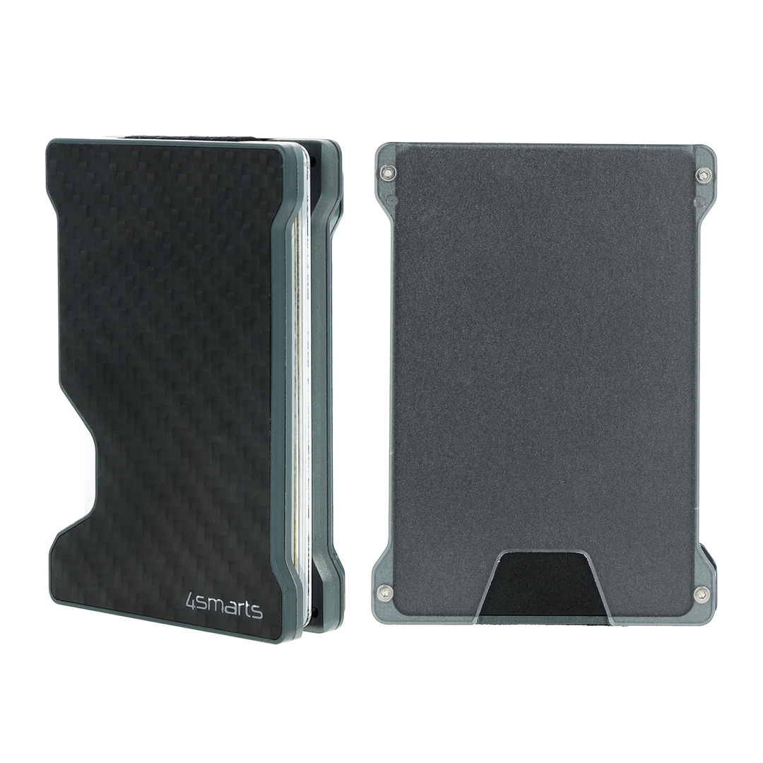 Das 4smarts Magnet Wallet mit RFID Schutz ist MagSafe kompatibel.