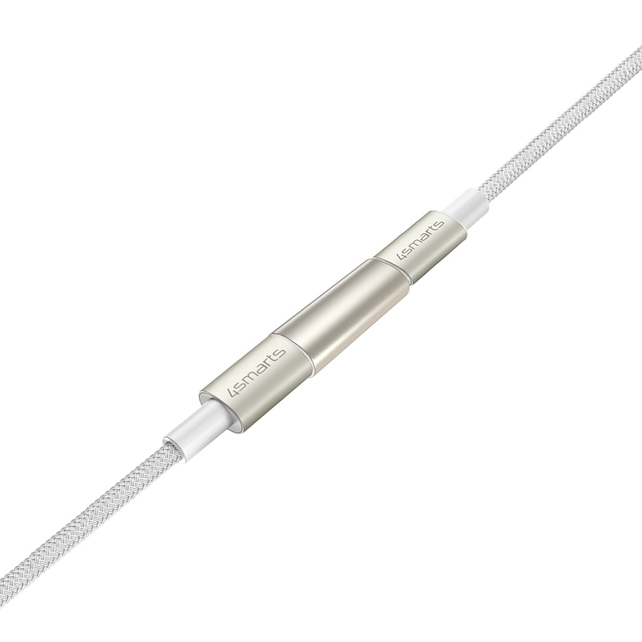 Das 4smarts USB-C Kabelset PremiumCord 60W inkl. Digit Adapter u. Koppler lässt dich durch den mitgelieferten Adapter dein USB-C Kabel einfach verlängern.