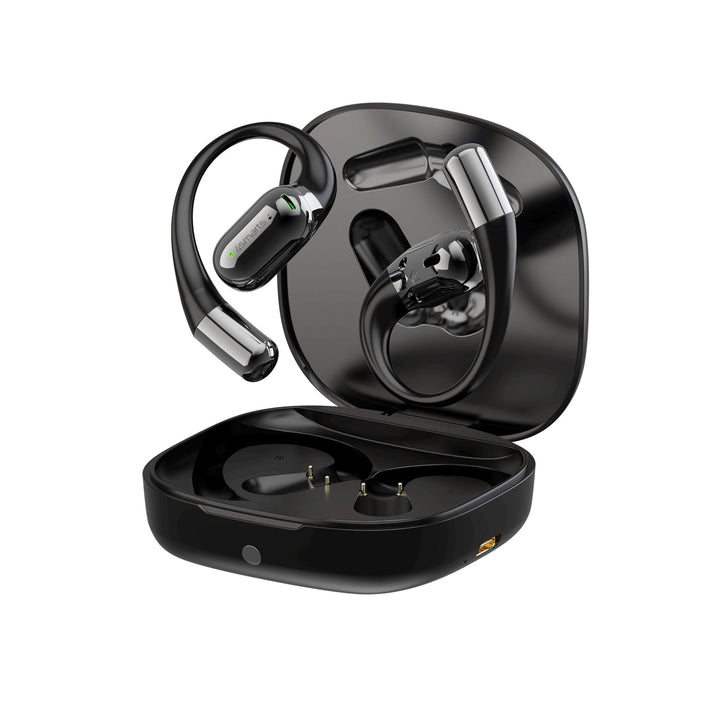 Open-Ears Bluetooth Kopfhörer SkyBuds AI Screen, schwarz