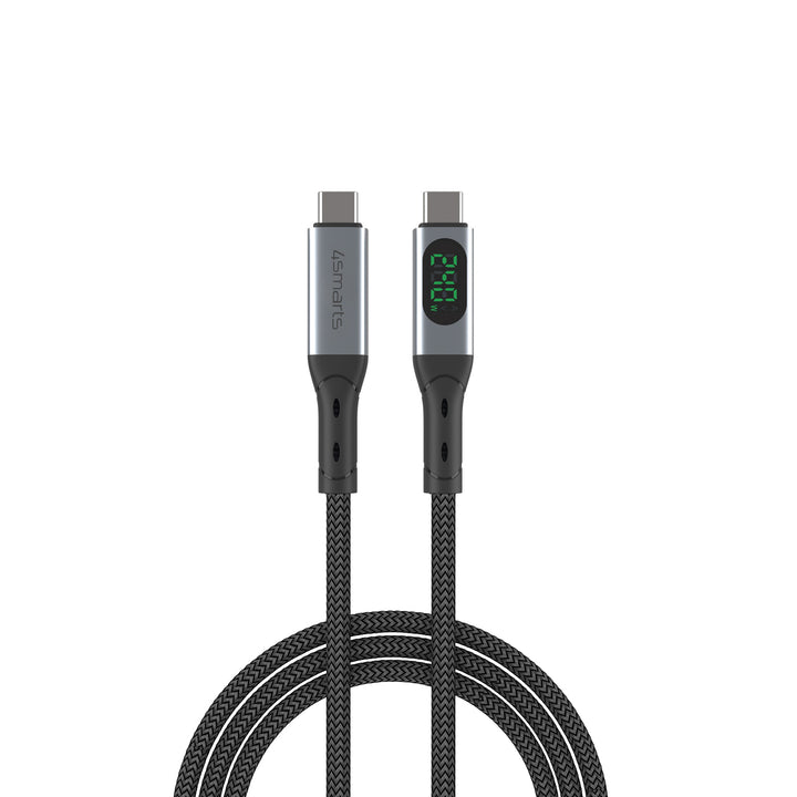 USB4 Kabel DigitCord Enterprise 240W 1,5m, schwarz