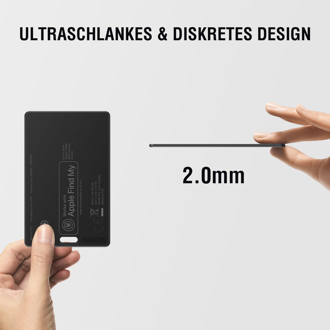 Standort - Finder SkyTag Card ReCharge, schwarz - 4smarts