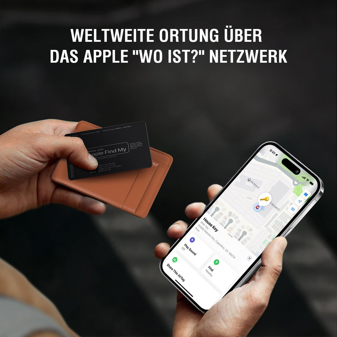 Standort - Finder SkyTag Card ReCharge, schwarz - 4smarts