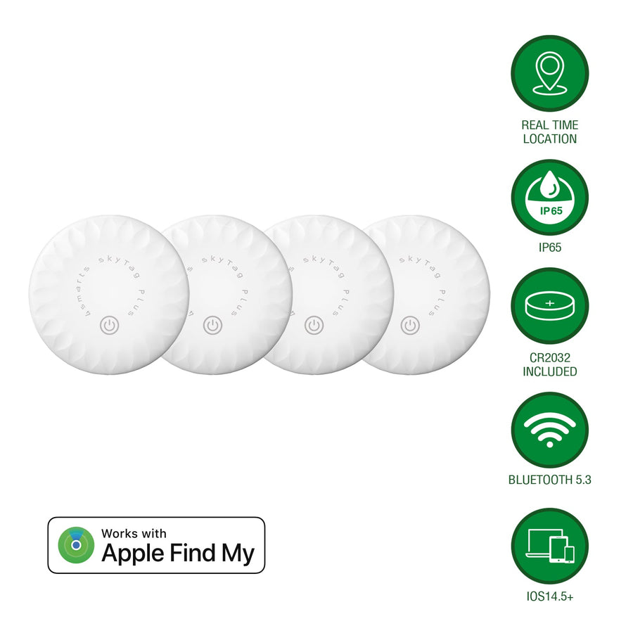 Standort - Finder SkyTag Plus 4er Set, weiß - 4smarts