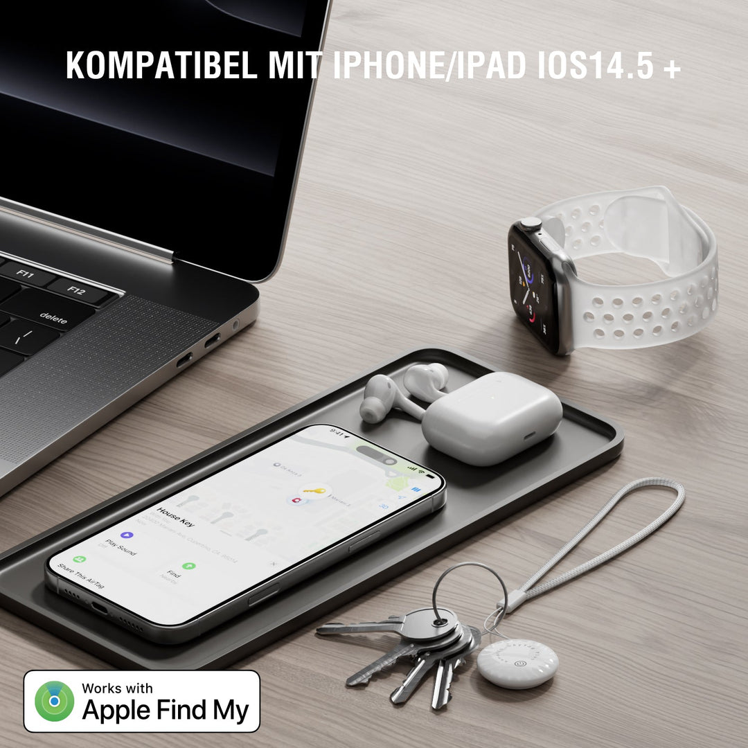 Standort - Finder SkyTag Plus 4er Set, weiß - 4smarts