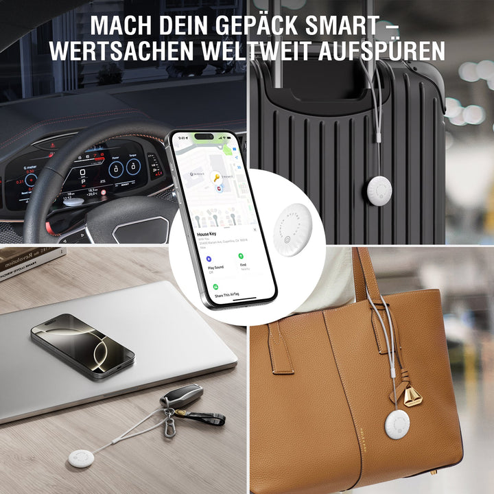Standort - Finder SkyTag Plus 4er Set, weiß - 4smarts