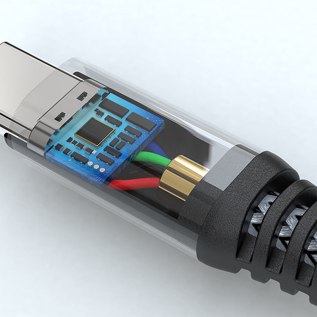 USB-C auf USB-C Kabel PremiumCord 100W 3m schwarz - 4smarts